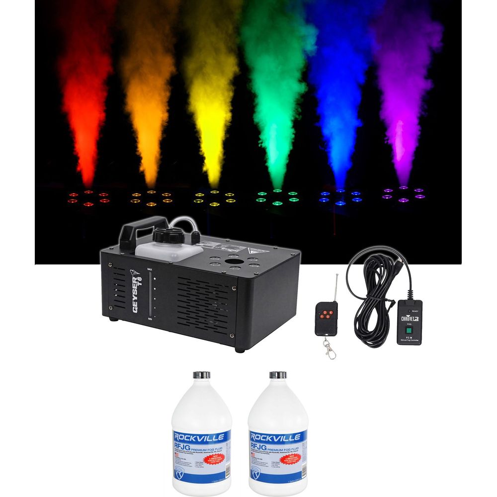 Geyser T6 Fog Machine + Fog Fluid