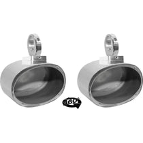 (2) MAC69S 6x9" 360° Degree Swivel Chrome Wakeboard Tower Speaker Pods
