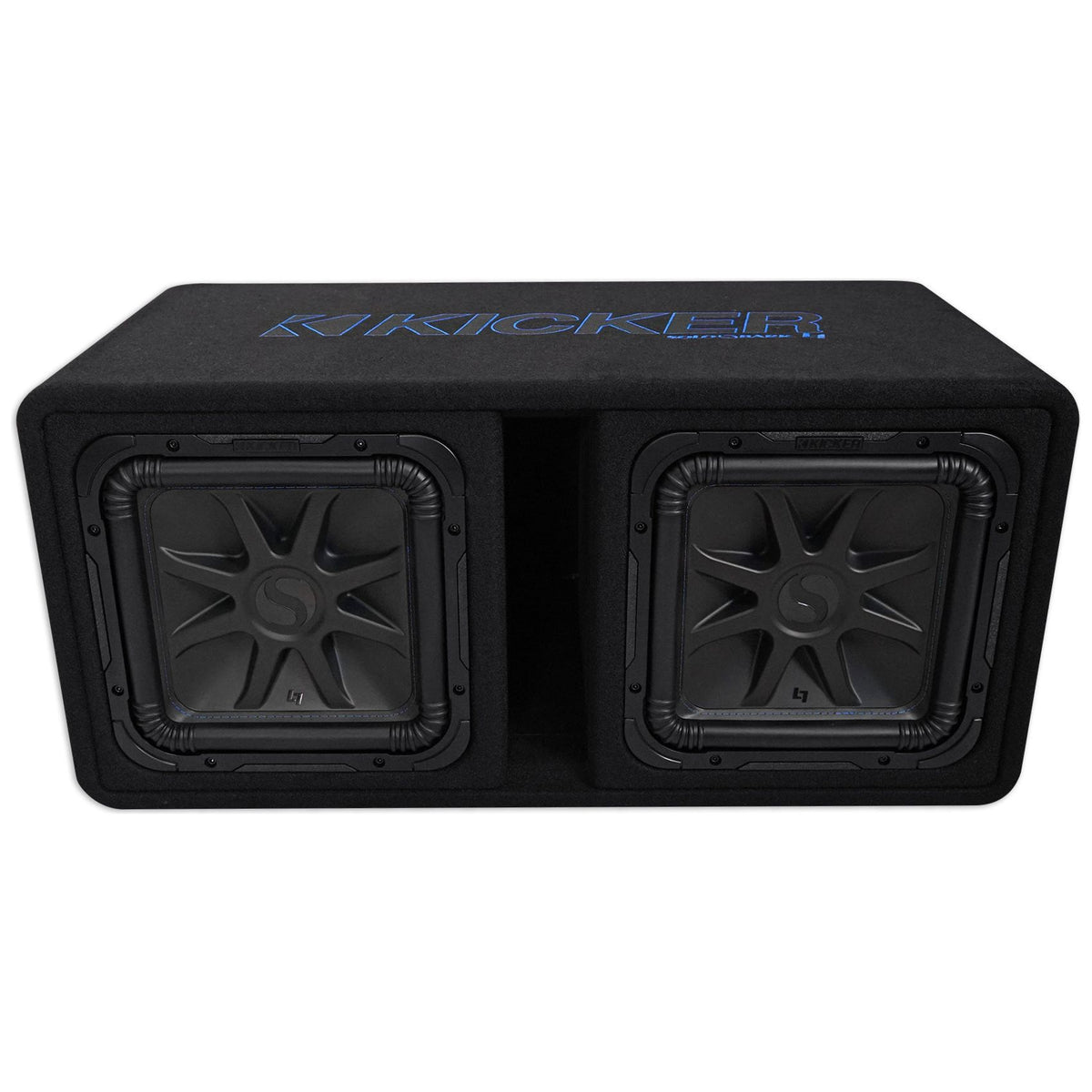 Kicker 44DL7S122 Dual 12" 3000w L7 Solo-Baric L7S Loaded Subwoofer Box+Amp+Wires