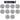 Rockville Commercial Receiver+10 8" 2Way White Ceiling Speakers 4 Hotel/Office