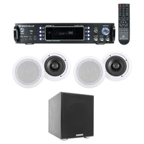 RPA60BT 4-Pack + Rock Shaker 8 Subwoofer Bundle