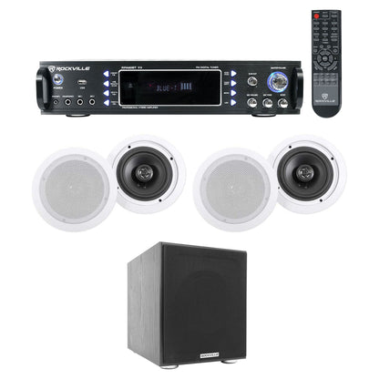 RPA60BT 4-Pack + Rock Shaker 8 Subwoofer Bundle