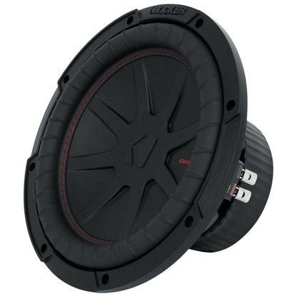 Kicker 48CWR104 COMPR10 10" 800 Watt Car Subwoofer+Sealed Sub Box Enclosure