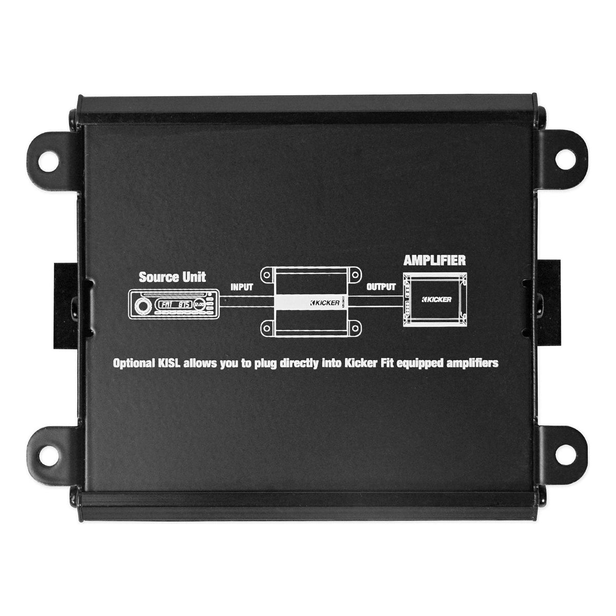 KICKER 46KISLOAD4 Interface to Add Aftermarket Amplifier to Factory Audio System