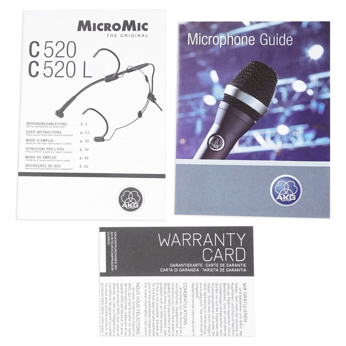 C520 L Head-Worn Condenser Microphone