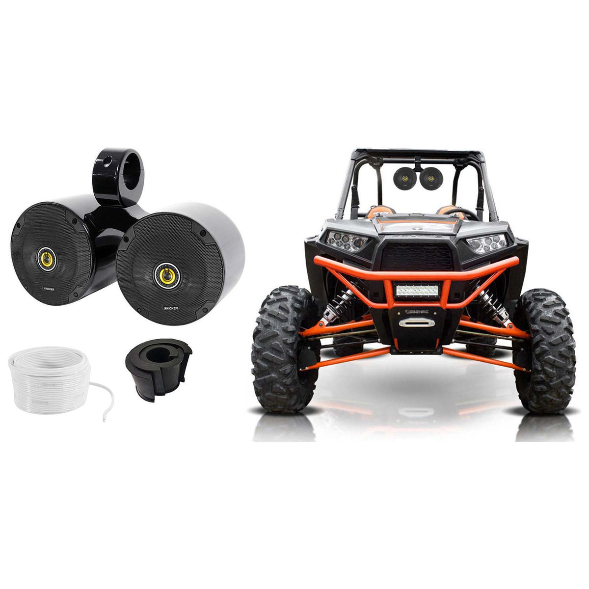 Dual 6.5" CSC Rollbar Tower Speakers