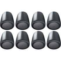 Control 65 P/T 5.25" 70V Black Pendant Speakers, Set of 8