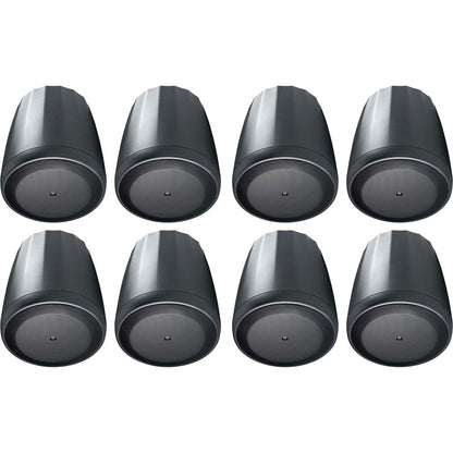 Control 65 P/T 5.25" 70V Black Pendant Speakers, Set of 8