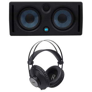 Presonus ERIS E66 145 Watt Powered Dual 6.5" MTM Studio Monitor+AKG Headphones