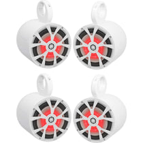 RKL80MW 4-Pack White + MAC80W White Tower Enclosures Bundle