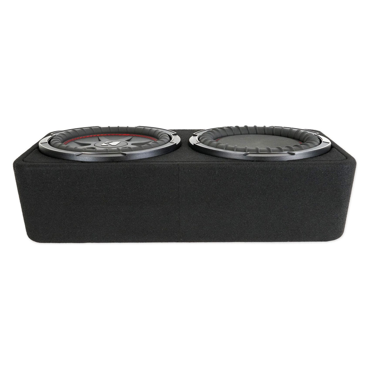 48TCWRT102 10" Slim Subwoofer + Amplifier + Wire Kit Bundle