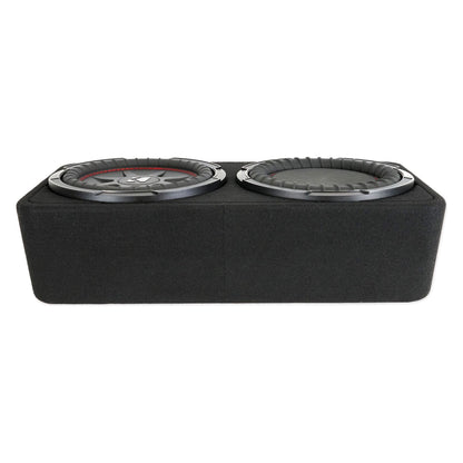 48TCWRT102 10" Slim Subwoofer + Amplifier + Wire Kit Bundle