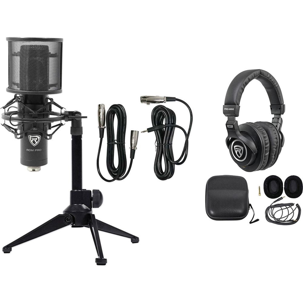 RCM PRO Mic + PRO‑M50 Headphones + RDTS Tripod Bundle