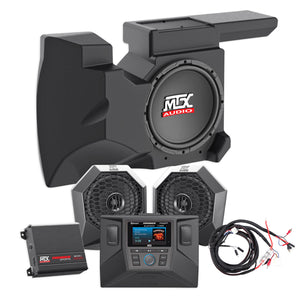 2014-18 Polaris RZR XP1000/900 Speakers+Pods+Amp+Receiver+Dash Kit+Powered Sub
