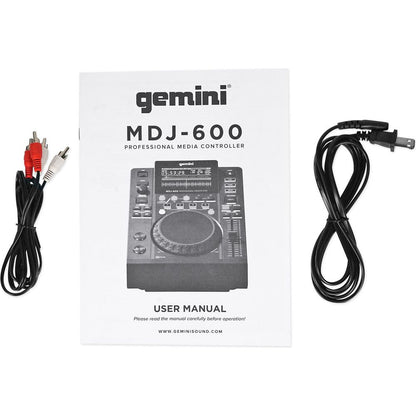 MDJ-600 DJ Controller with Rechargeable LED Par Light