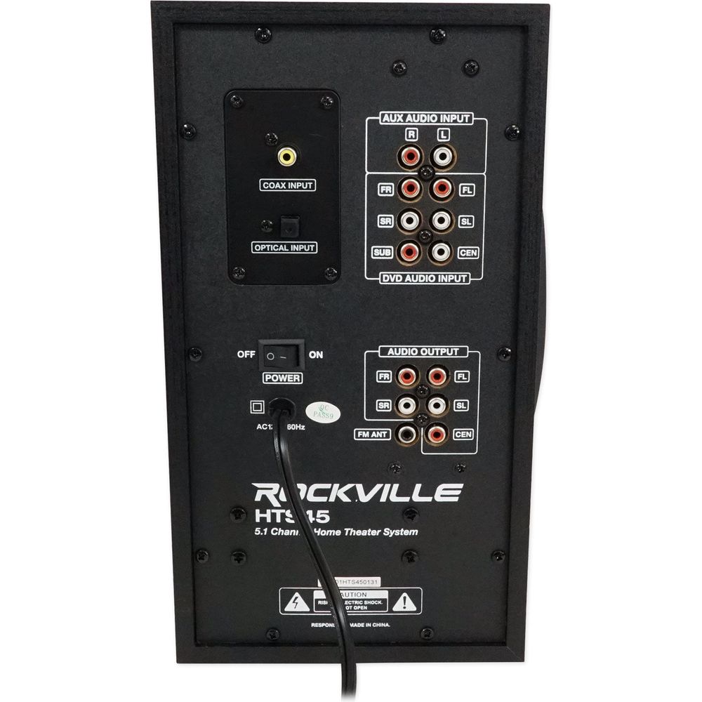 RKI60 Dual UHF Mics + HTS45 5.1 Home Theater Bundle