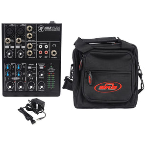 New Mackie 402VLZ4 4-channel Compact Analog Low-Noise Mixer + SKB Mixer Bag