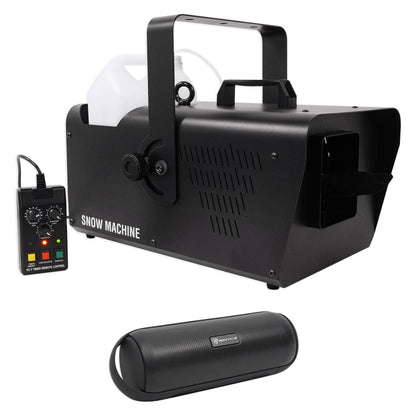 SM 250 Snow Machine with RPB25 Portable Bluetooth Speaker