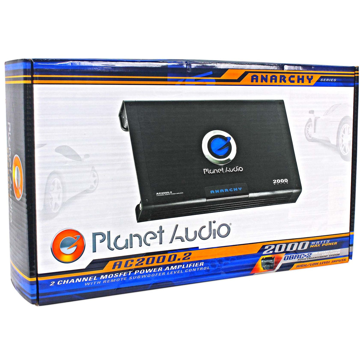 Anarchy AC2000.2 2000W 2-Channel Car Amplifier