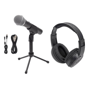 Samson Q2U Dynamic USB Handheld Microphone For Recording and Podcast Podcasting
