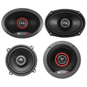 (2) MB QUART FKB169 6x9" 300 Watt Car Speakers+(2) 5.25" 180 Watt Speakers