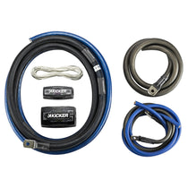 KICKER 46PKD1 1/0 AWG Gauge Dual Car Amplifier Amp Installation Wire Kit 1/0GA