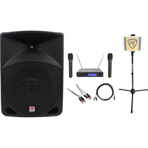 Powered 10" iPad/iPhone/Android/Laptop/T.V. Pro Karaoke Machine/System