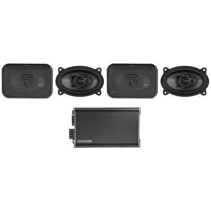 46CXA3604T CXA360.4 360w RMS 4-Channel Car Amplifier+(4) 4x6" Speakers