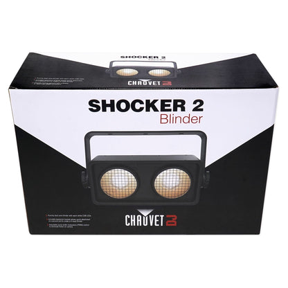 Shocker 2 Dual Zone COB LED Blinder + DMX Controller