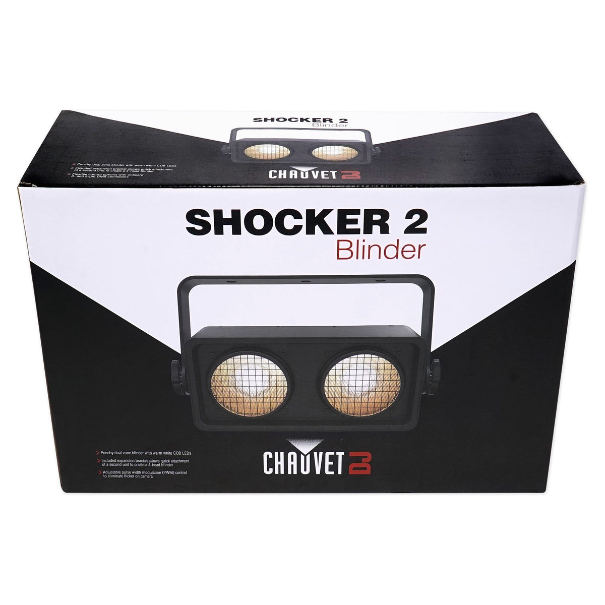 Shocker 2 Dual Zone COB LED Blinder + (2) Bluetooth Speakers