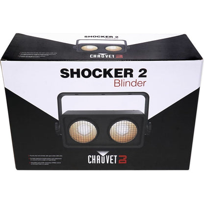 (2) Shocker 2 Blinder Lights + ROCKHAZE 700 Haze Machine Bundle