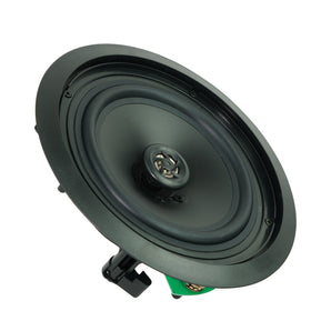 Crown 70v Amplifier+(2) Black 8" Commercial Ceiling Speakers 4 Restaurant/Office