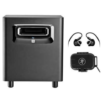 LSR310S Subwoofer + Mackie MP-120 BTA In-Ear Monitors