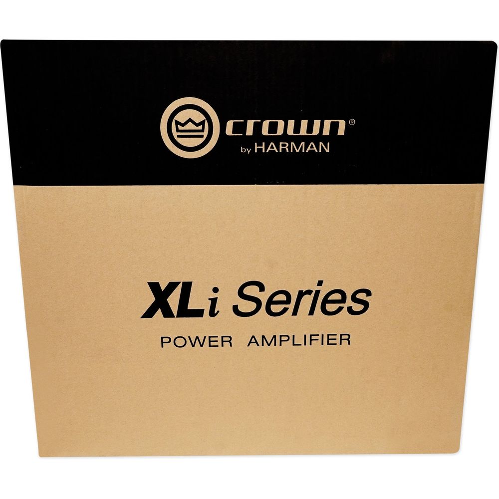 Crown Pro XLi800 600w 2-Channel DJ/PA Power Amplifier Amp + Cables XLI 800
