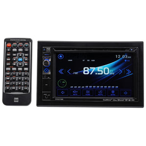 DUAL DV637MB 2-Din 6.2" DVD/CD Bluetooth In-Dash Receiver w/AUX/USB 6-Band EQ