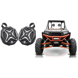 Rear Harness Bar / Bumper Crossbar SSV Speakers for 2014-Under Polaris RZR/XP