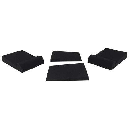 (2) DPM5W 5.25" 300W Active Studio Monitors + Monitor Stands + Isolation Pads