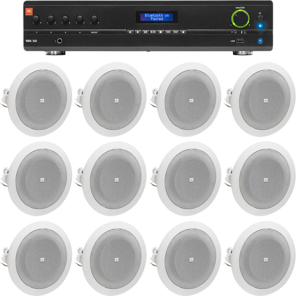 VMA160 Amplifier + 12 4" Ceiling Speakers