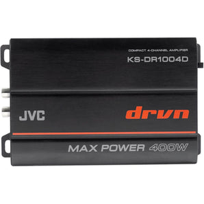 JVC KS-DR1004D 400 Watt 4-Channel Marine Amplifier For Polaris RZR/ATV/UTV/Cart
