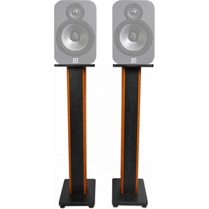 (2) 36" Bookshelf Speaker Stands For Q Acoustics 3020 Bookshelf Speakers