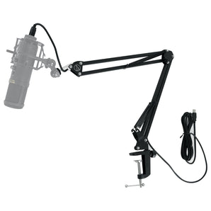 AKG ARA C22 USB Condenser Recording Podcast Microphone+Audio Technica Boom Arm