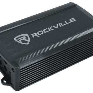 Rockville PS40 4 Channel ATV/UTV/Motorcycle Bluetooth Amplifier IP65 Micro Amp