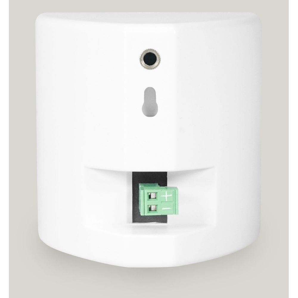 2-Room Home Audio Receiver+(4) White 3.5" Cube Speakers+Wall Controls