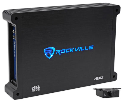 48TRTP102 10" Down-Firing Subwoofer + Amplifier + Wire Kit Bundle
