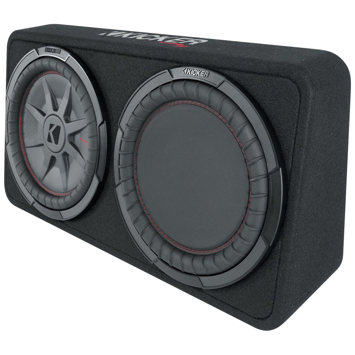48TCWRT122 12" Slim Subwoofer + Amplifier + Wire Kit Bundle