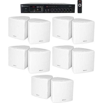 RCS80-1 + Cube 70V White 5-Pair