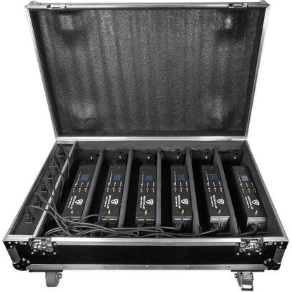6 Rockville BEST PAR+BEST STRIP+ROCKWEDGE Wireless DMX Battery Lights+Controller