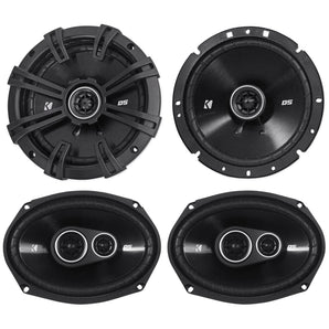 2) Kicker 43DSC6704 DSC670 6.75" Car Speakers+2) 43DSC69304 DSC6930 6x9 Speakers