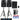 2) Rockville RPG12 12" Active 800w DJ PA Speakers+Mackie Mixer+Stands+Mic+Cables
