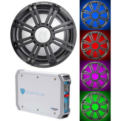 45KMF104 Subwoofer, 45KMG10C Grille, and RXM-T1 Amplifier